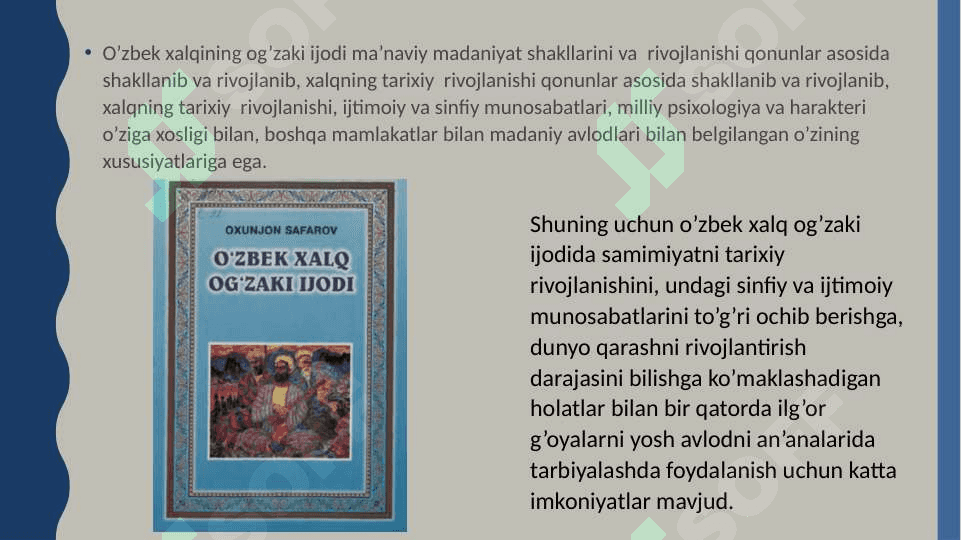 Mehnat tarbiyasida xalq og'zaki ijodidan foydalanish 5