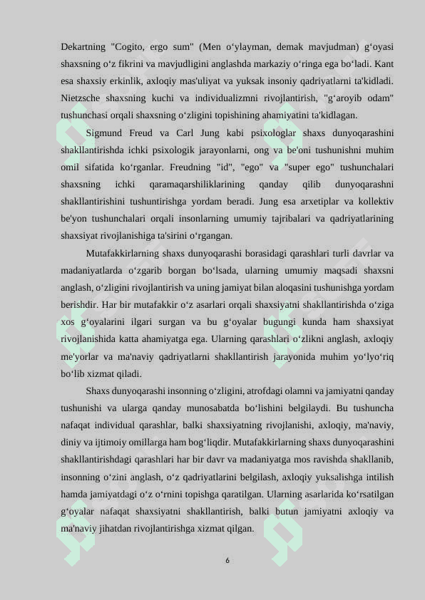 MUTAFAKKIR ALLOMALARMEROSINING FARZANDKAMOLOTIDA TUTGAN O‘RNI 6