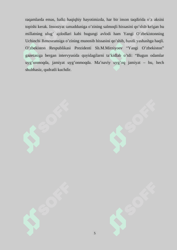 UZLUKSIZ TA'LIM TIZIMIDA TARBIYA VA MAFKURANI YOSHLAR ONGIGA SINGDRISH TALABLARI VA BOSQICHLARI 5