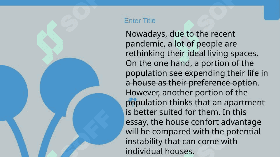 Advantages and disadvantages of living in a house or flat 4