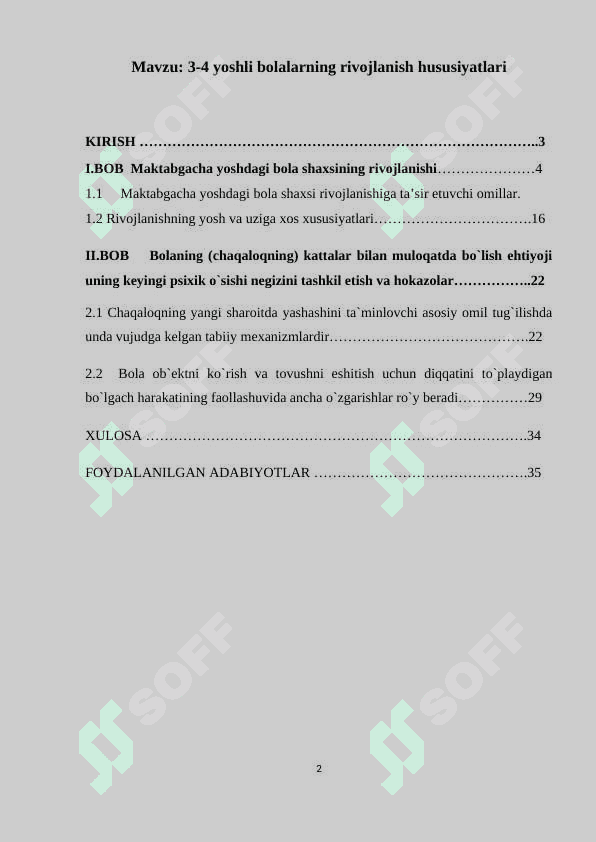 3-4 yoshli bolalarning rivojlanish hususiyatlari 2