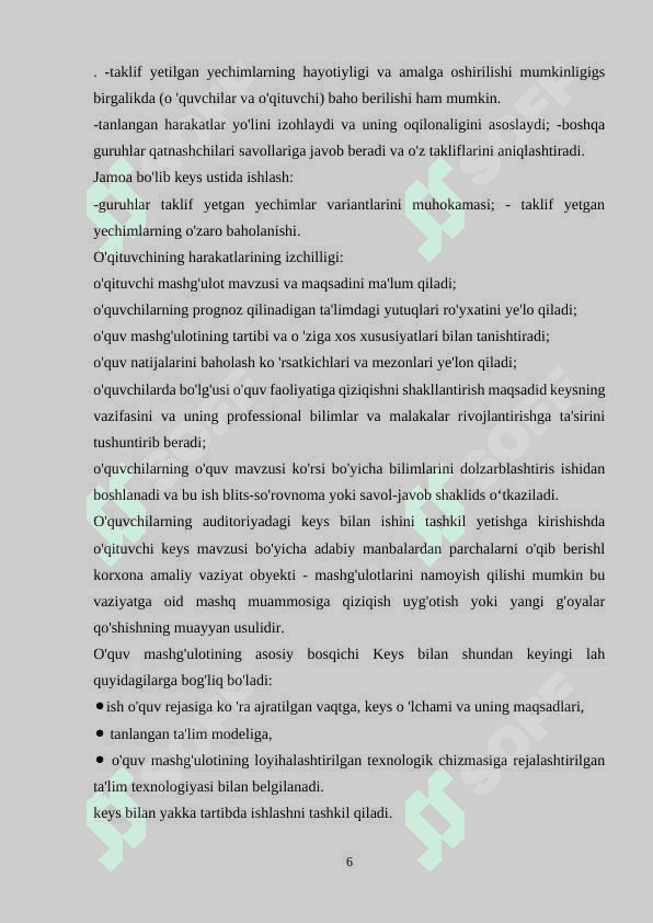 Somoniylar davrida ijtimoiy-iqtisodiy hayot mavzusini o‘qitishda pedagogik texnologiyalardan foydalanish 6