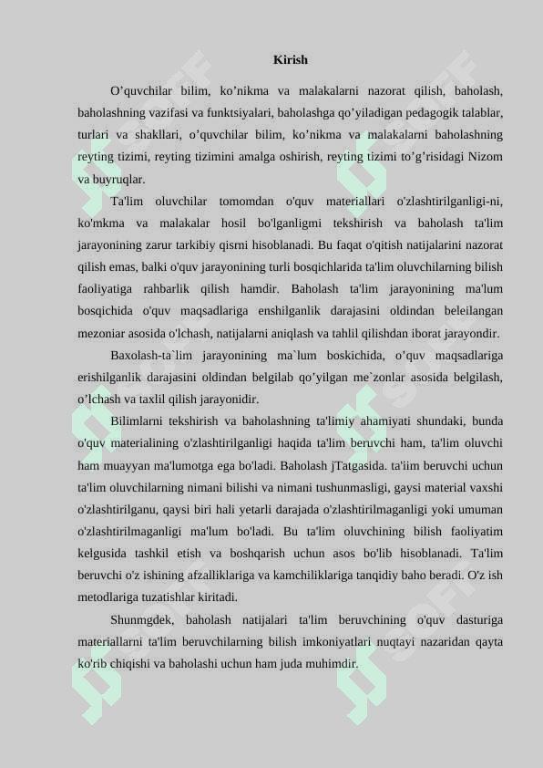 O‘quvchilar bilim, ko‘nikma va malakalarni tashxis qilish 2