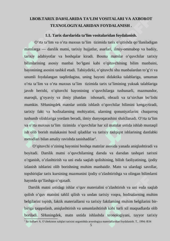 Maktablarda tarix fanini o'qitishda texnik vositalardan foydalanish 5