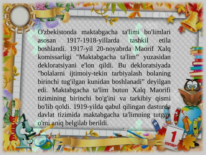 Maktabgacha ta’lim tashkilotida ta’lim jarayonini mavzuli rejalashtirish 5