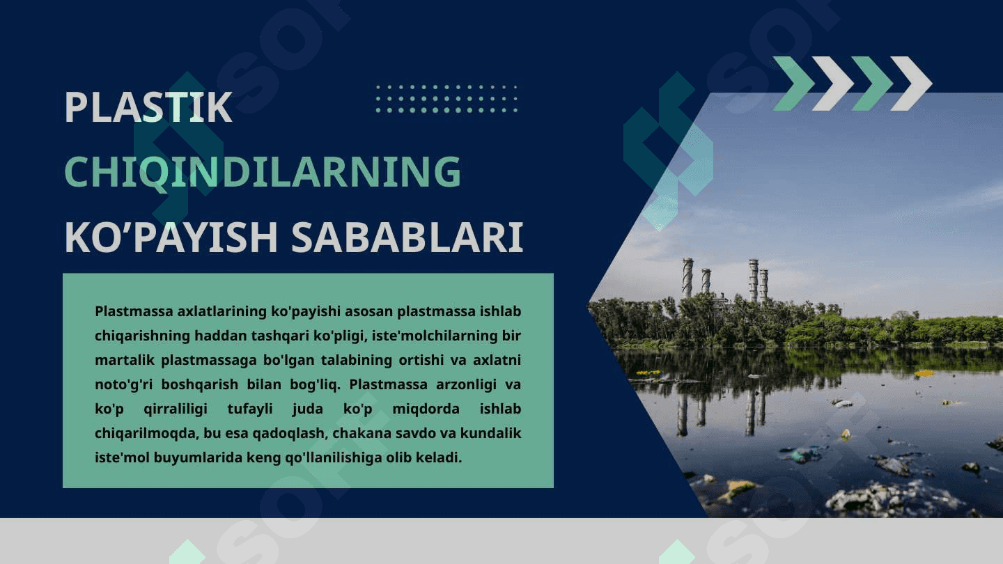 Plastik chiqindilarni tartiblash va ularni qayta ishlash 3
