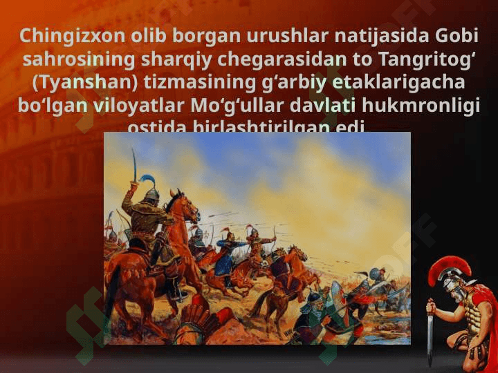 Xorazmshoh va Chingizxon munosabatlari 4