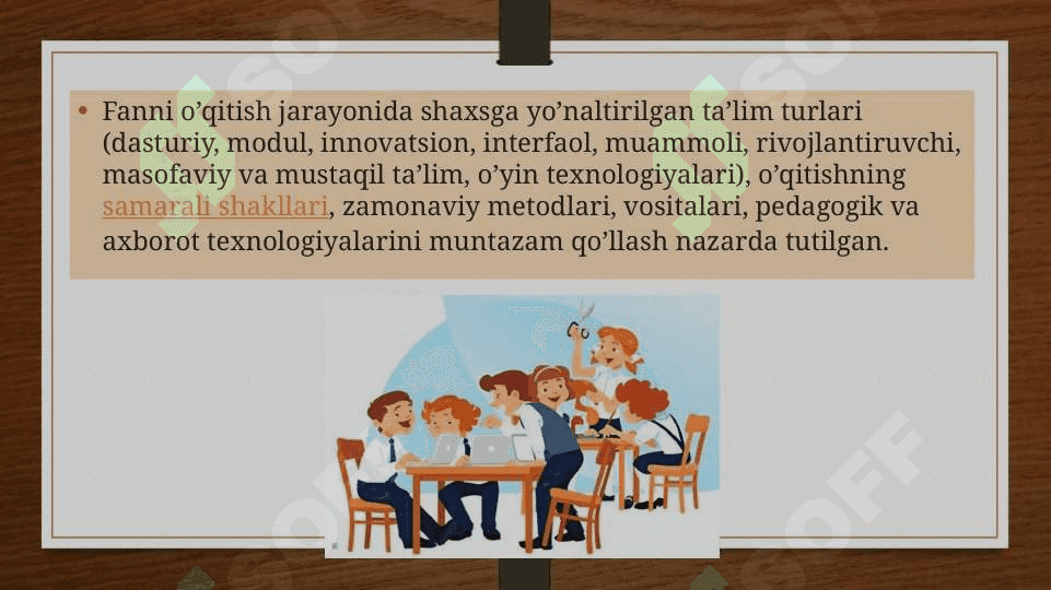 MUTAXASSISLIKKA KIRISH FANINING MAQSADI VA VAZIFALARI 5