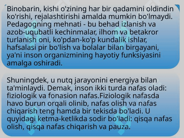 O’qituvchining Nutq texnikasi va madaniyati 4