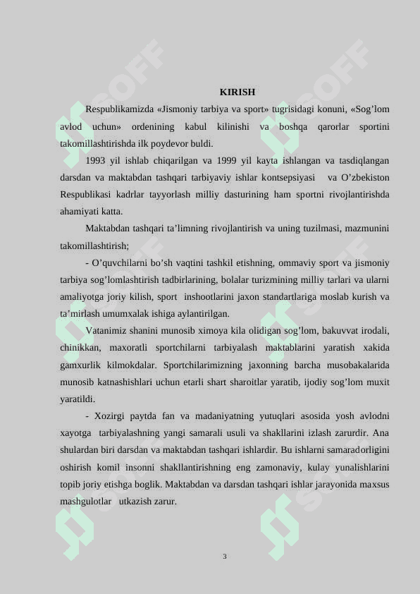 MAKTAB O'QUVCHILARINING JISMONIY TARBIYASI DARSLARIDA JISMONIY TARBIYA VOSITALARIDAN SAMARALI FOYDALANISH METODLARI 3