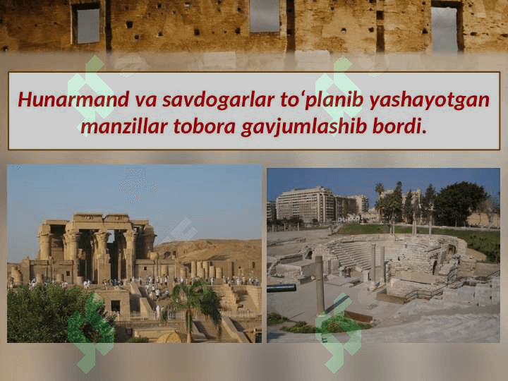 Shaharlarning paydo bo‘lishi 4