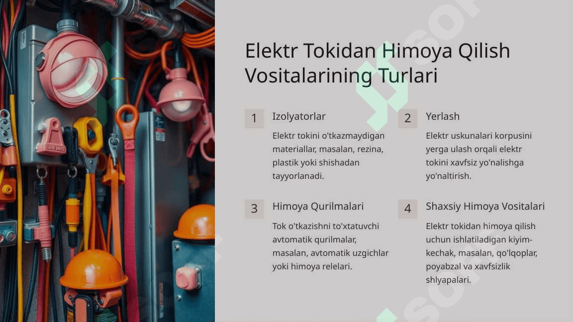 Elektr Tokidan Himoya Qilish Vositalari 2