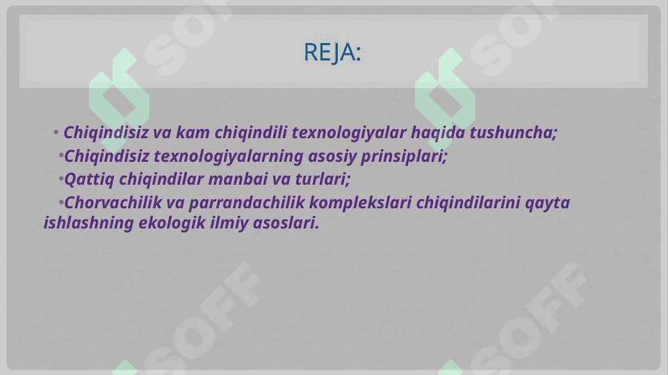 Chiqindilarni qayta ishlash 2