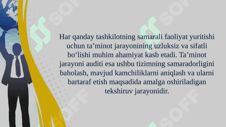 TA’MINOT JARAYONI AUDITI 3