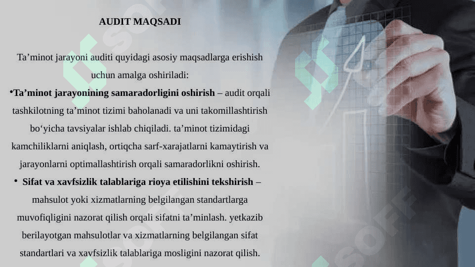 TA’MINOT JARAYONI AUDITI 6