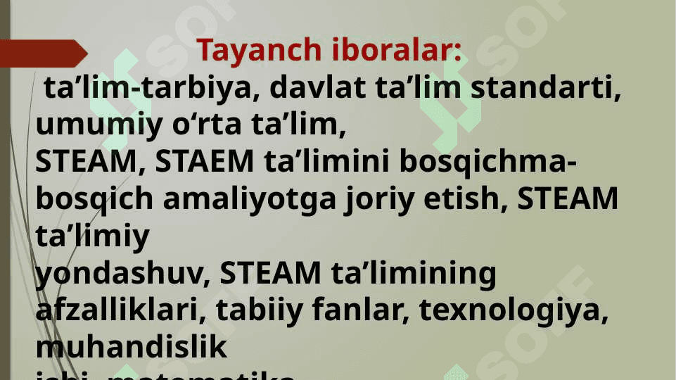 STEM va STEAMni ishlab chiqish 3