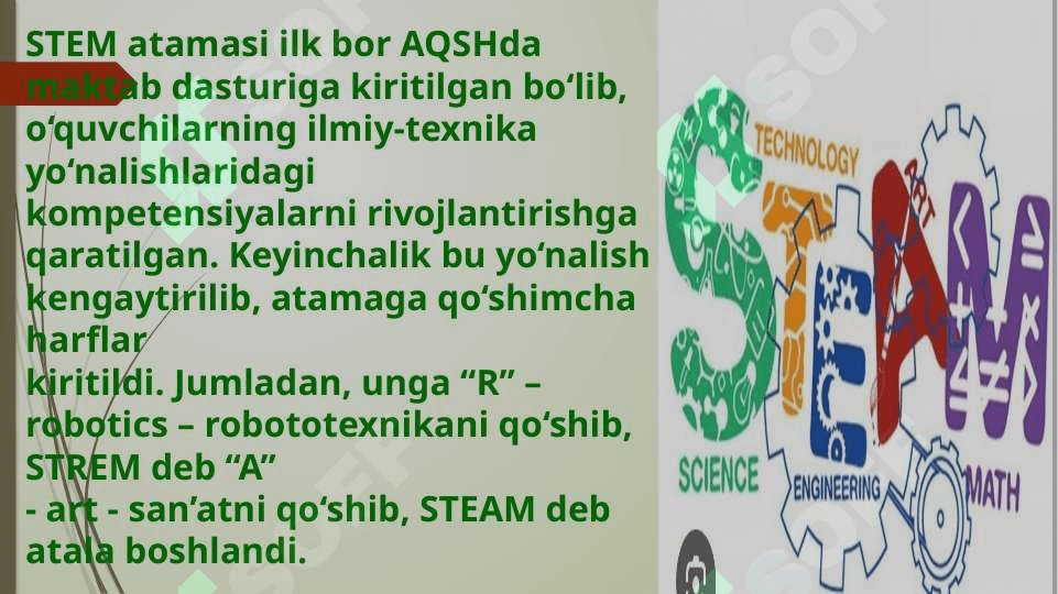 STEM va STEAMni ishlab chiqish 7