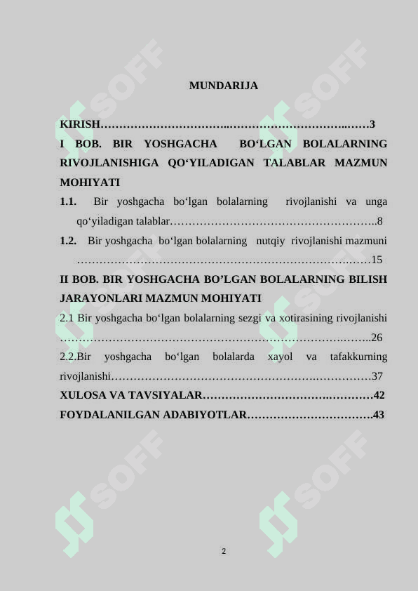 BIR YOSHGACHA BO‘LGAN BOLALARNING RIVOJLANISHI VA UNGA QO‘YILGAN PEDAGOGIK TALABLAR 2