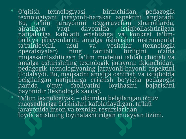 Ta’limning konseptual asoslari 4