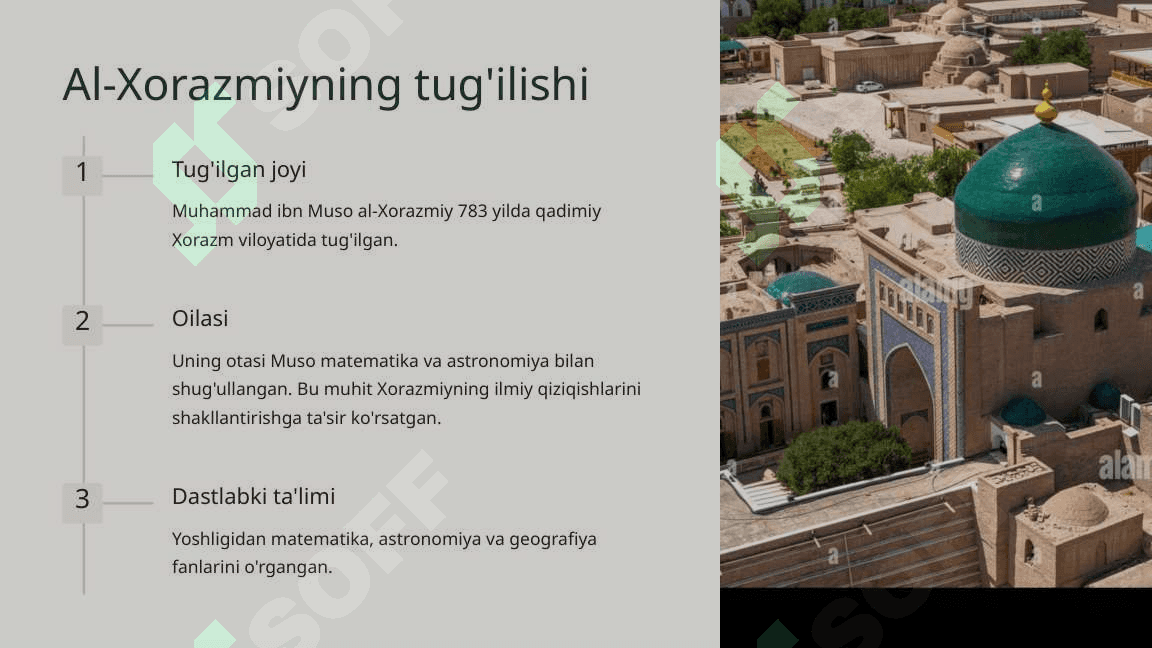 Al-Xorazmiy hayoti va ilmiy merosi 3