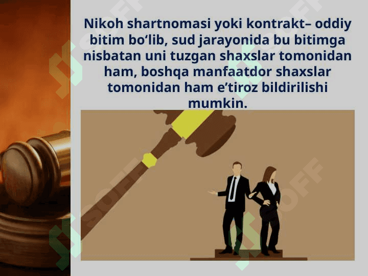 Er va xotin mol-mulkining shartnomaviy tartibi 4