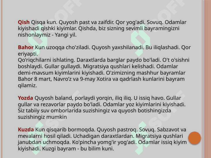 Mavsumiy kiyim bosh, kiyim va poyabzal 6