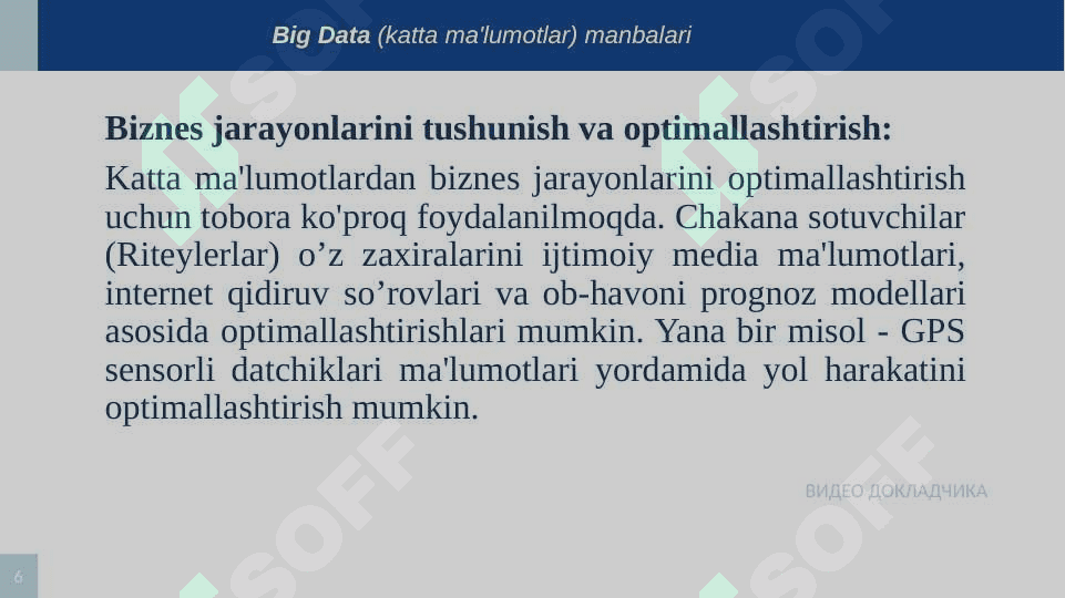 Big Data nima 6