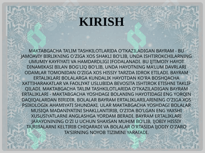 Qishki o‘yin kulgular 3