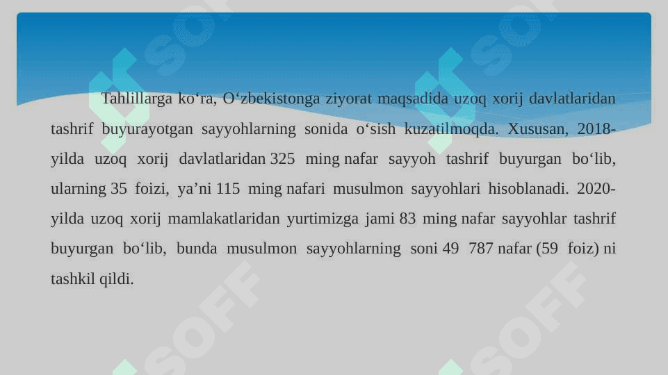 Ekoturizm mustaqil turizm industriyasi. 4