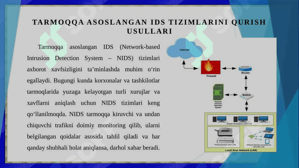 IDS tizimini qurish usullari va vositalari 8