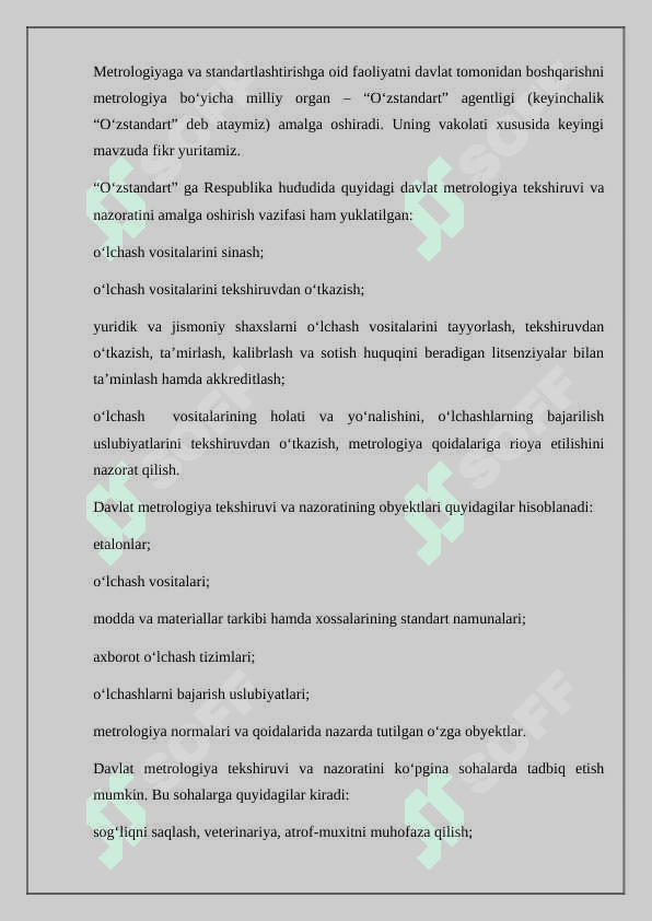 Standartlashtirish bo‘yicha Davlat nazorati 2