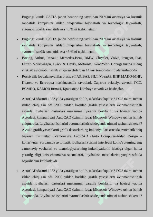 O'lchovli grafika imkoniyatlarini loyihalashda qo'llash texnologiyalari 4
