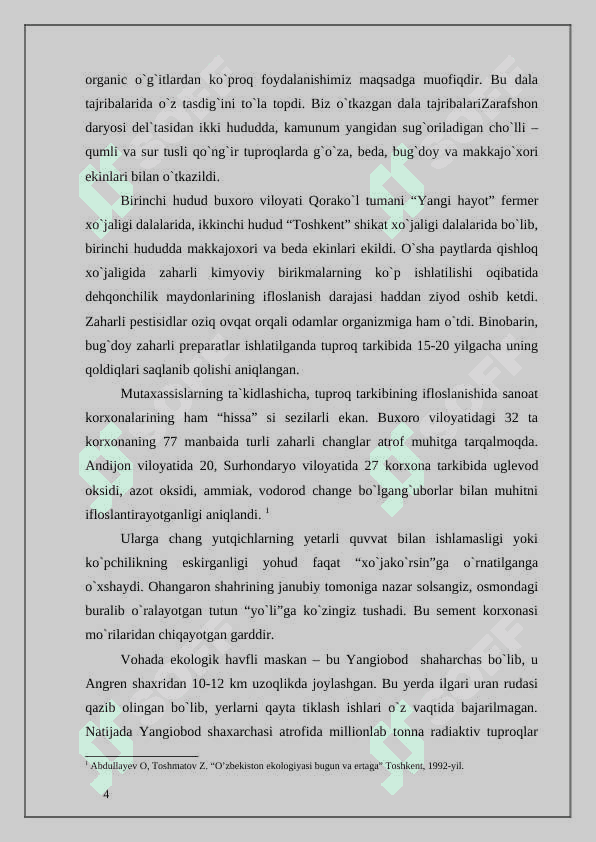 O'zbekiston respublikasi ekologiya muommolari 3