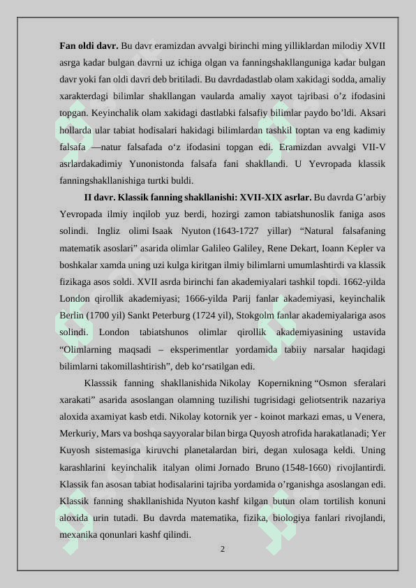 Tadqiqot asoslari 2