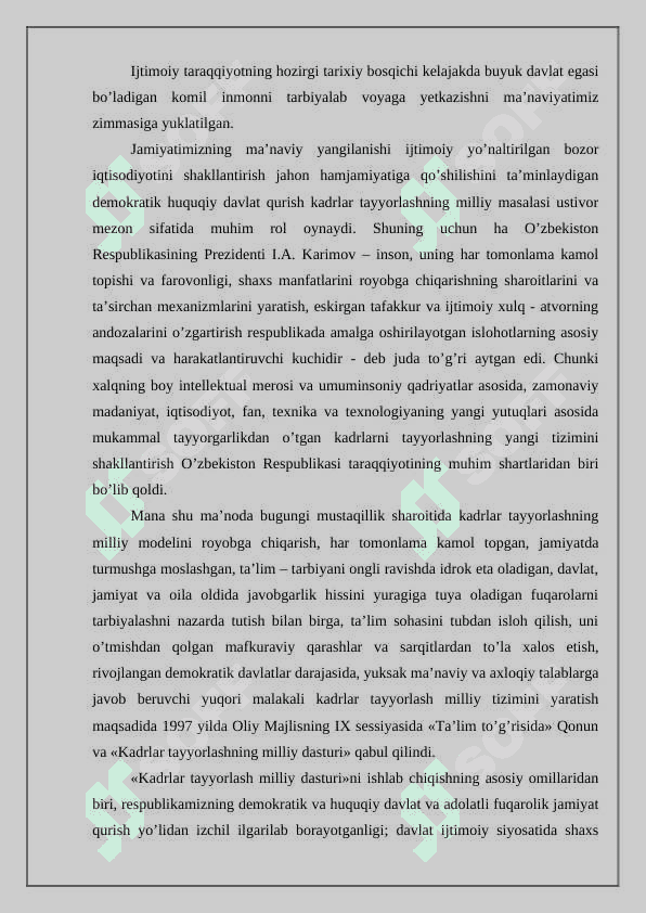 Tarbiya metodlarini takomillashtirish 2