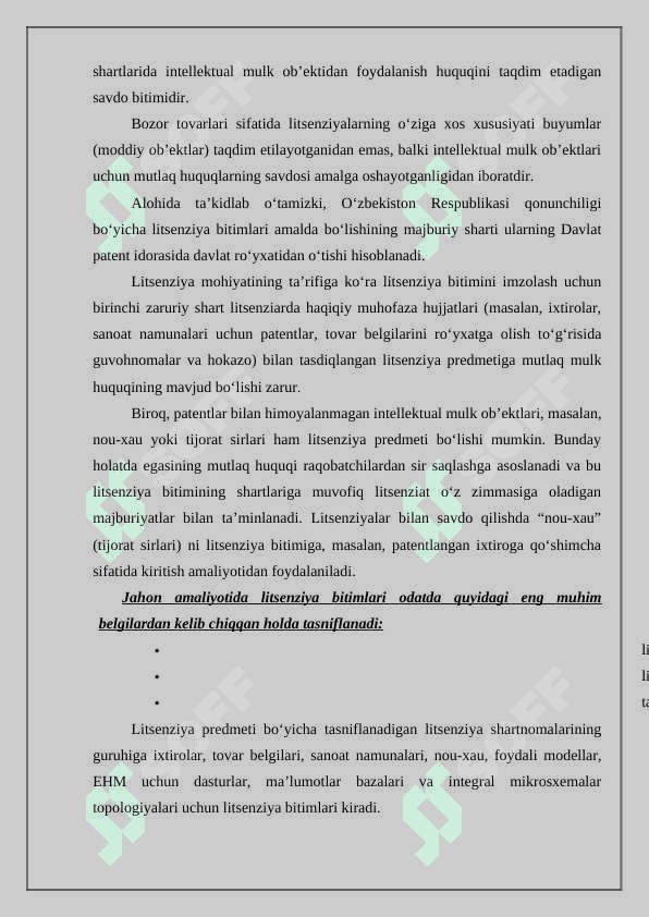 PATЕNT LITSENZIYA VA SERTIFIKATLAR OLISH UCHUN SHARTNOMA TUZISH 4