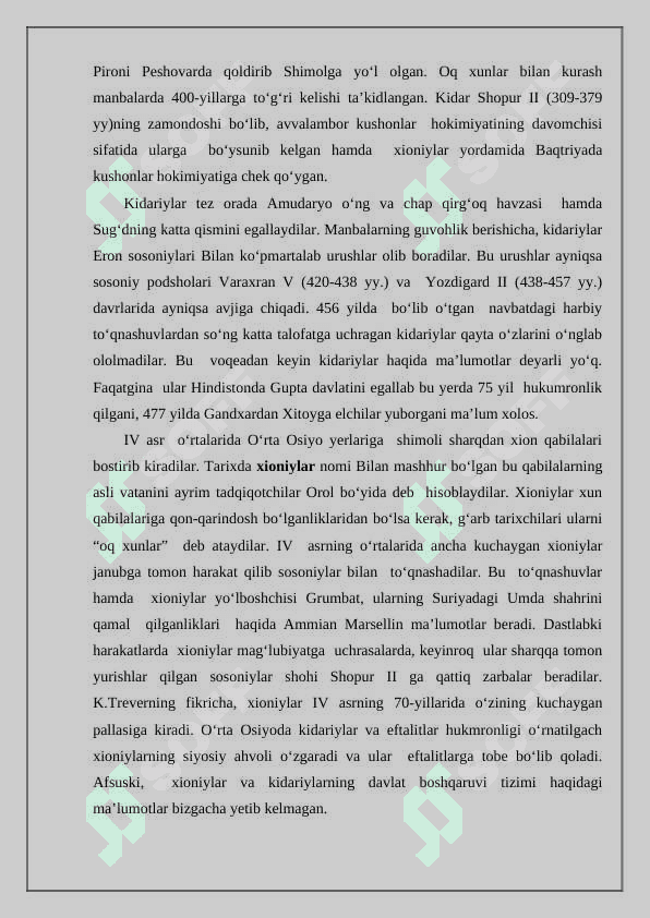 Qadimgi va ilk o'rta asrlar davlatchiligi shakllanishi 3