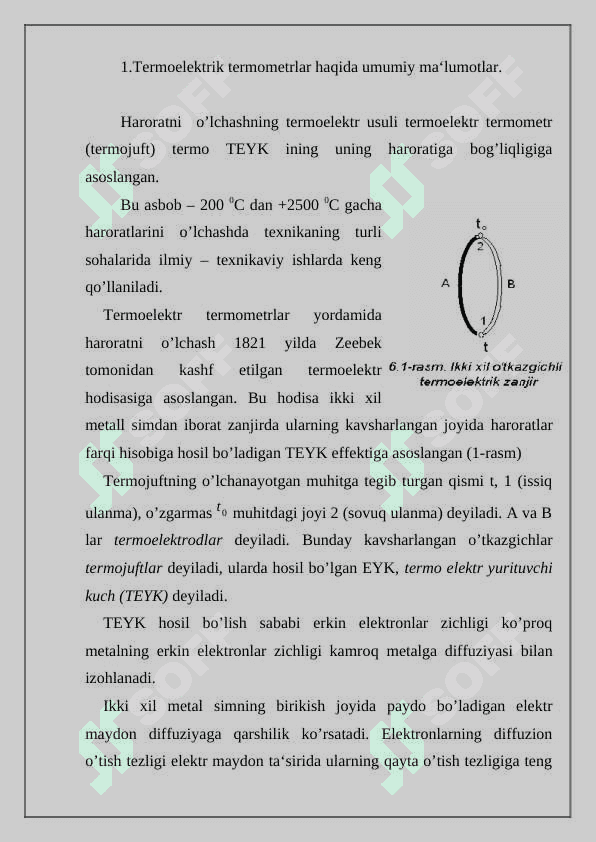 Temperaturani o‘lchash haqidagi asosiy malumotlar 2