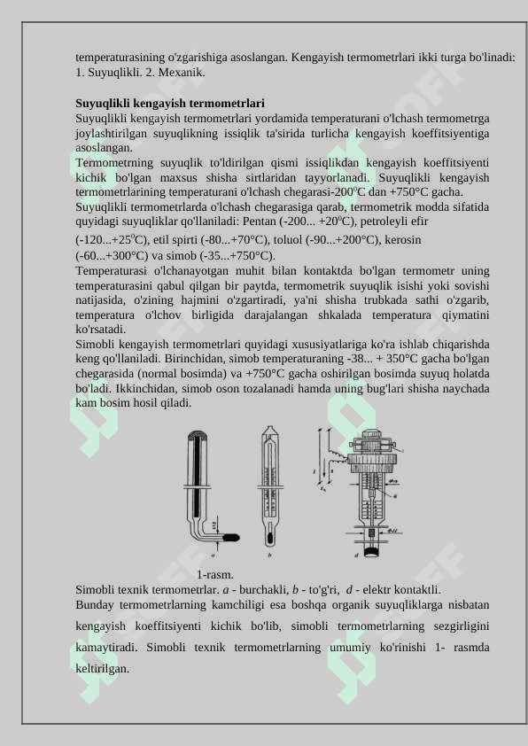 Temperaturani o’lchash 4
