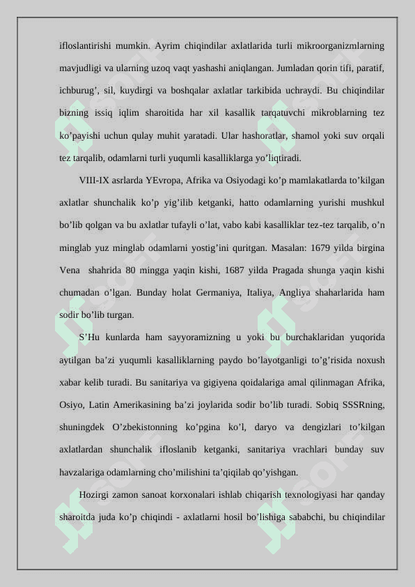 Qattiq maishiy chiqindilarni poligonlarga chiqarib tashlash 3