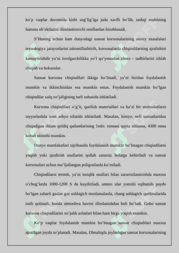 Qattiq maishiy chiqindilarni poligonlarga chiqarib tashlash 4