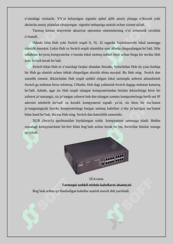 Texnik tizimlarida tarmoq texnologiyalari 5