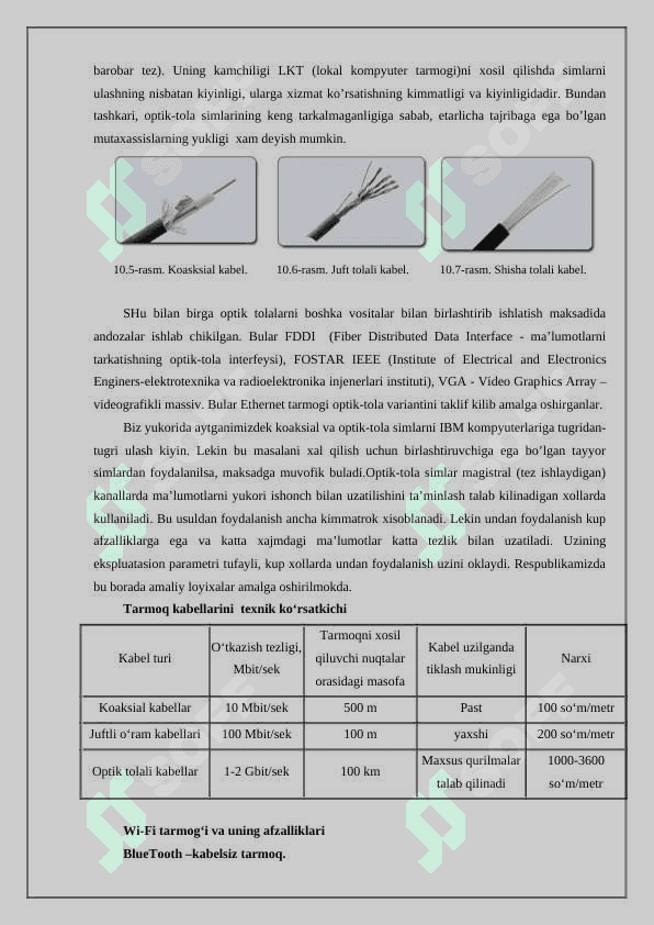 Texnik tizimlarida tarmoq texnologiyalari 8
