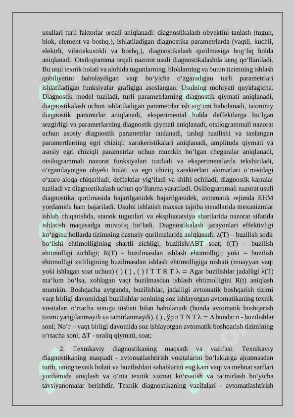 Texnik tizimlarning ishonchliligini oshirish usullari (funksional, algoritmik va informatsion zahiralash. 3