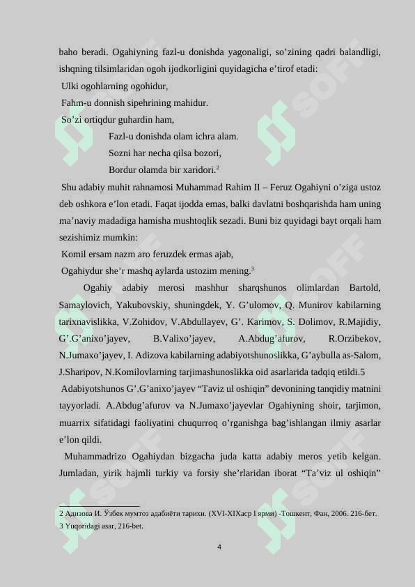 Ogahiy she’riyatida kitobat san’ati 4