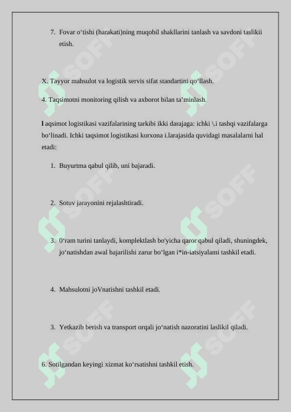 Qishloq xo'jaligida taqsimot logistikasi 4