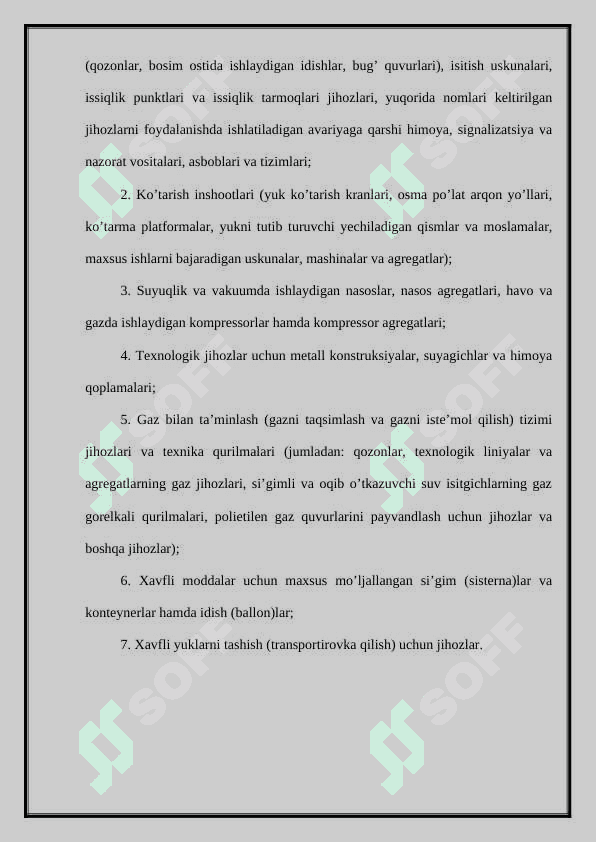 Texnologik jihozlarga texnik xizmat ko’rsatish, ta’mirlash tizimi va ularni yangilash va takomillashtirish 4