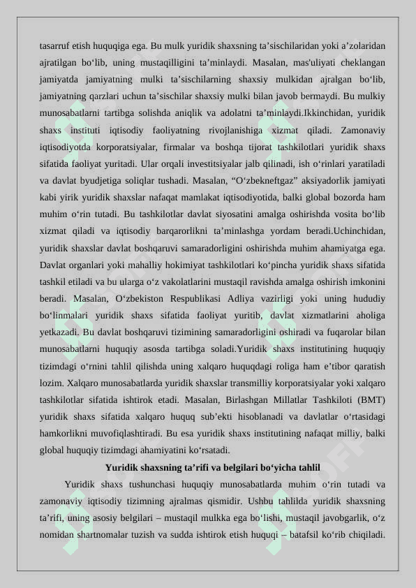 Yuridik shaxs 25 4