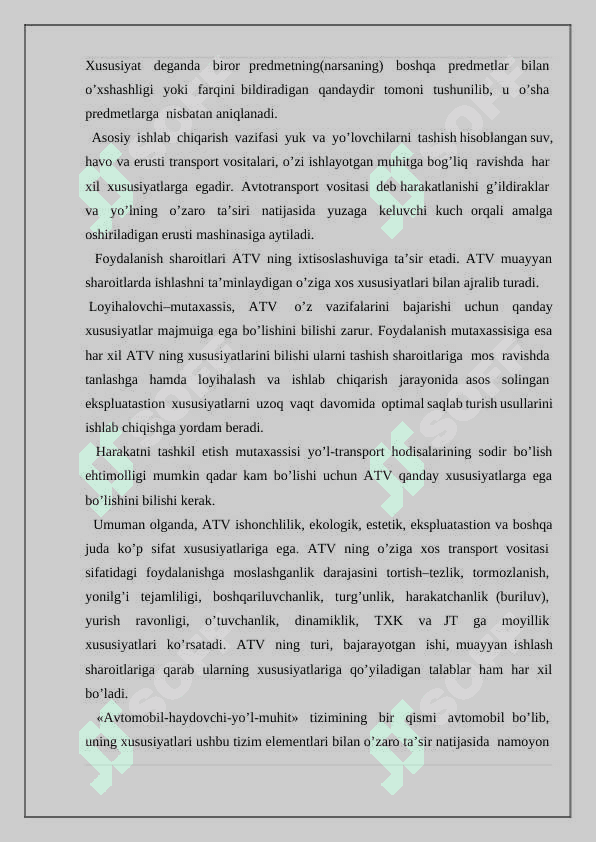 Transport vositalari xizmat muddatlar 5