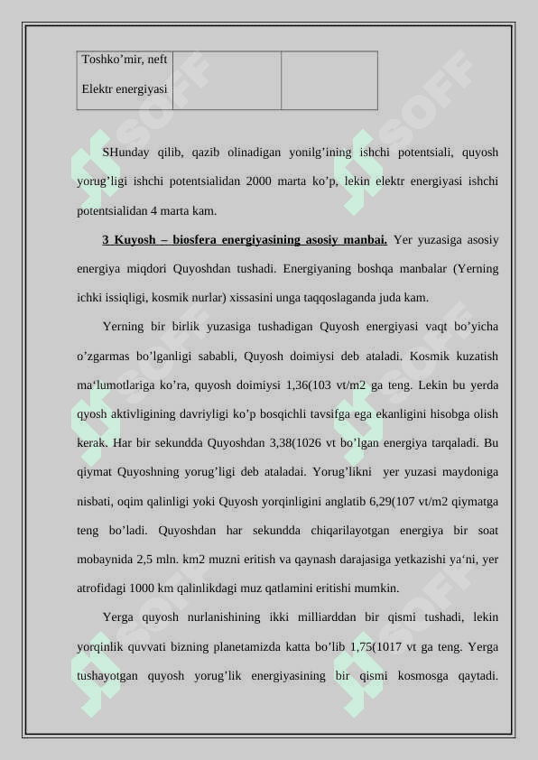 Quyosh energiyasidan elektr energiya ishlab chiqarish 4